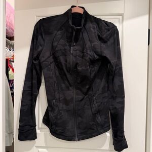 Lululemon Define Jacket Incognito Camo Multi Gray size 8.
